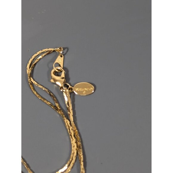 Worthington Retro White Station Bead Multi Chain Necklace Gold Tone 30" Classic - Picture 5 of 6